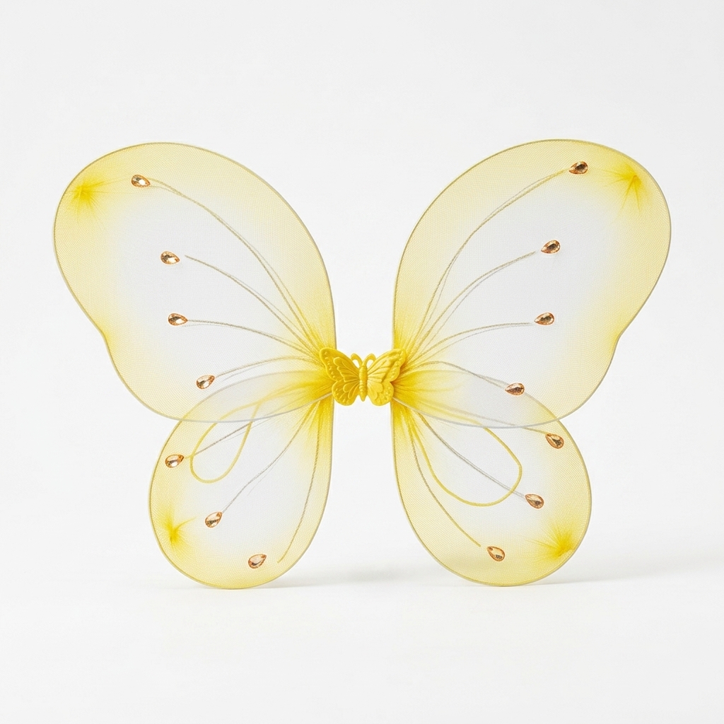 ALAS MARIPOSA CON MARIPOSA Y DIAMANTES