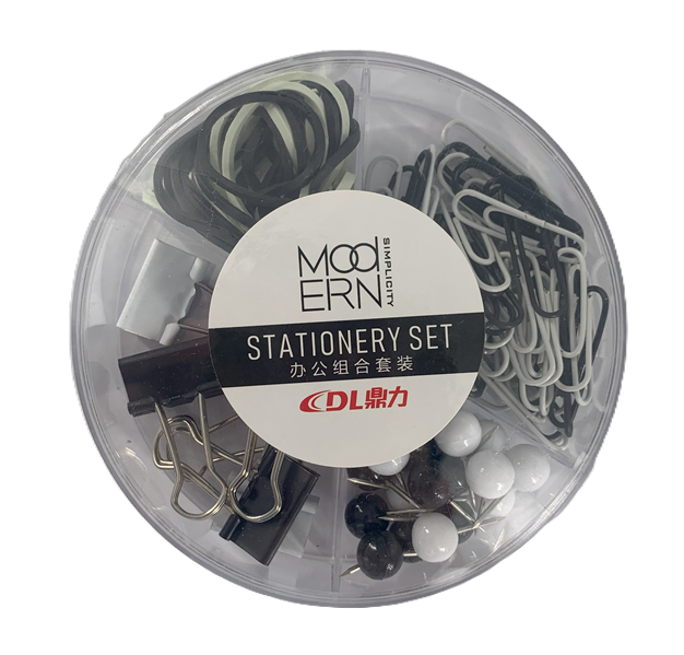 SET DE OFICINA 94UND BLANCO/NEGRO C/LIGA DL