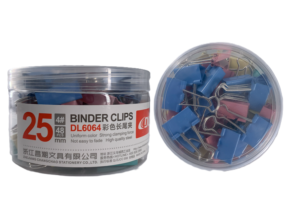 GANCHO DBL CLIPS 25MM 48UND UNICOLORES DL