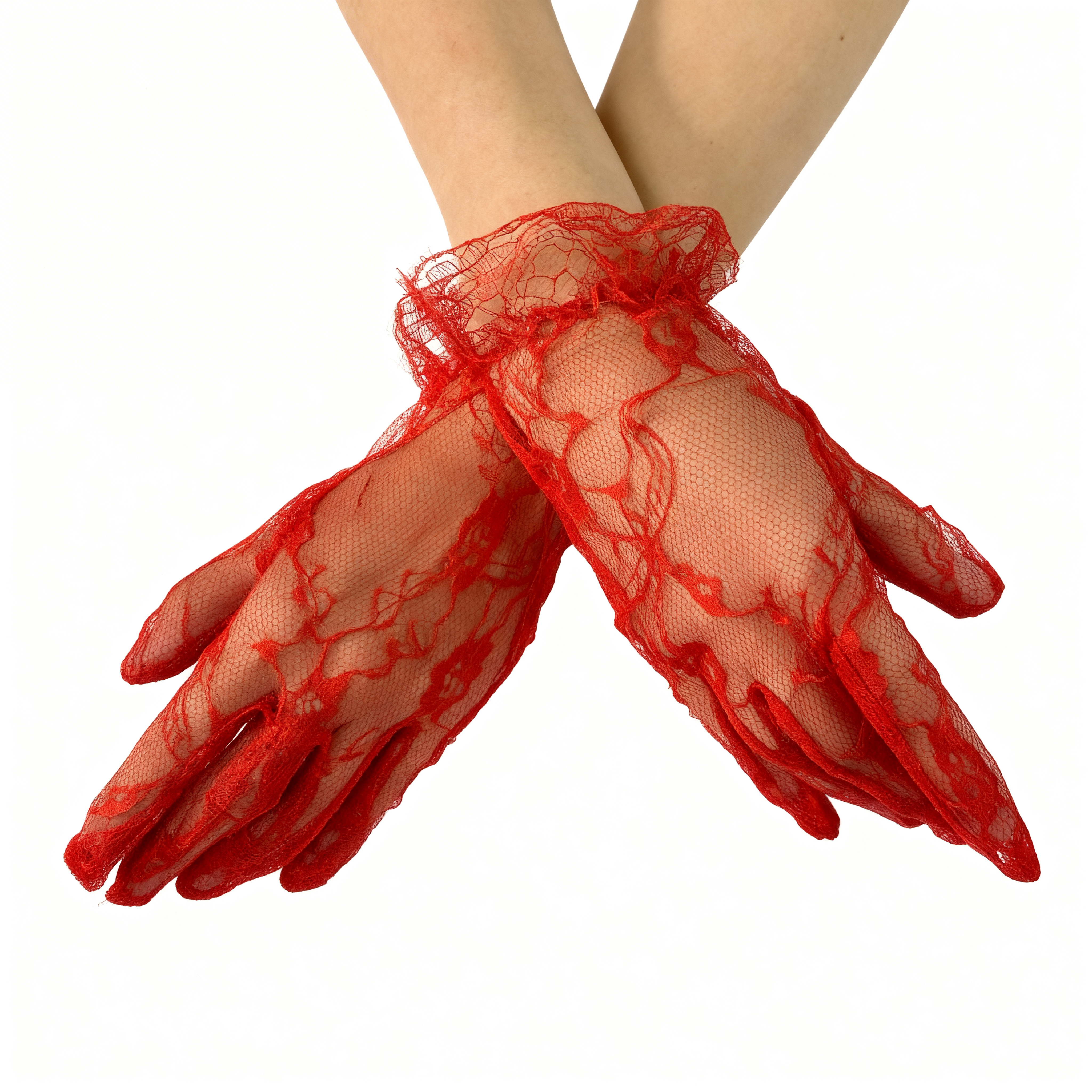 GUANTES CORTOS CALADOS