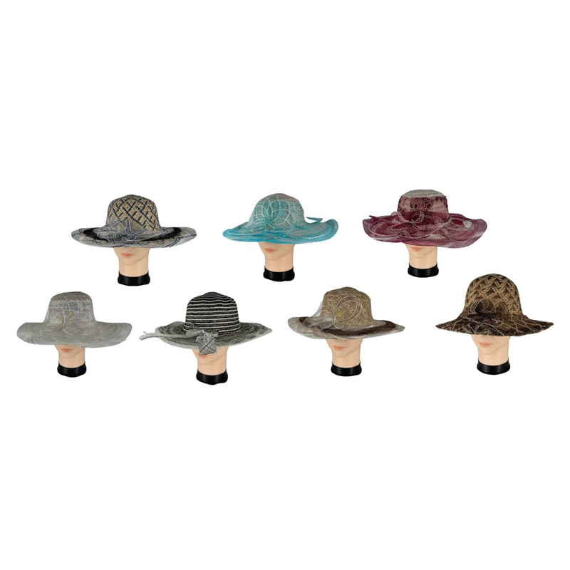 SOMBRERO TELA DAMA MULTICOLOR