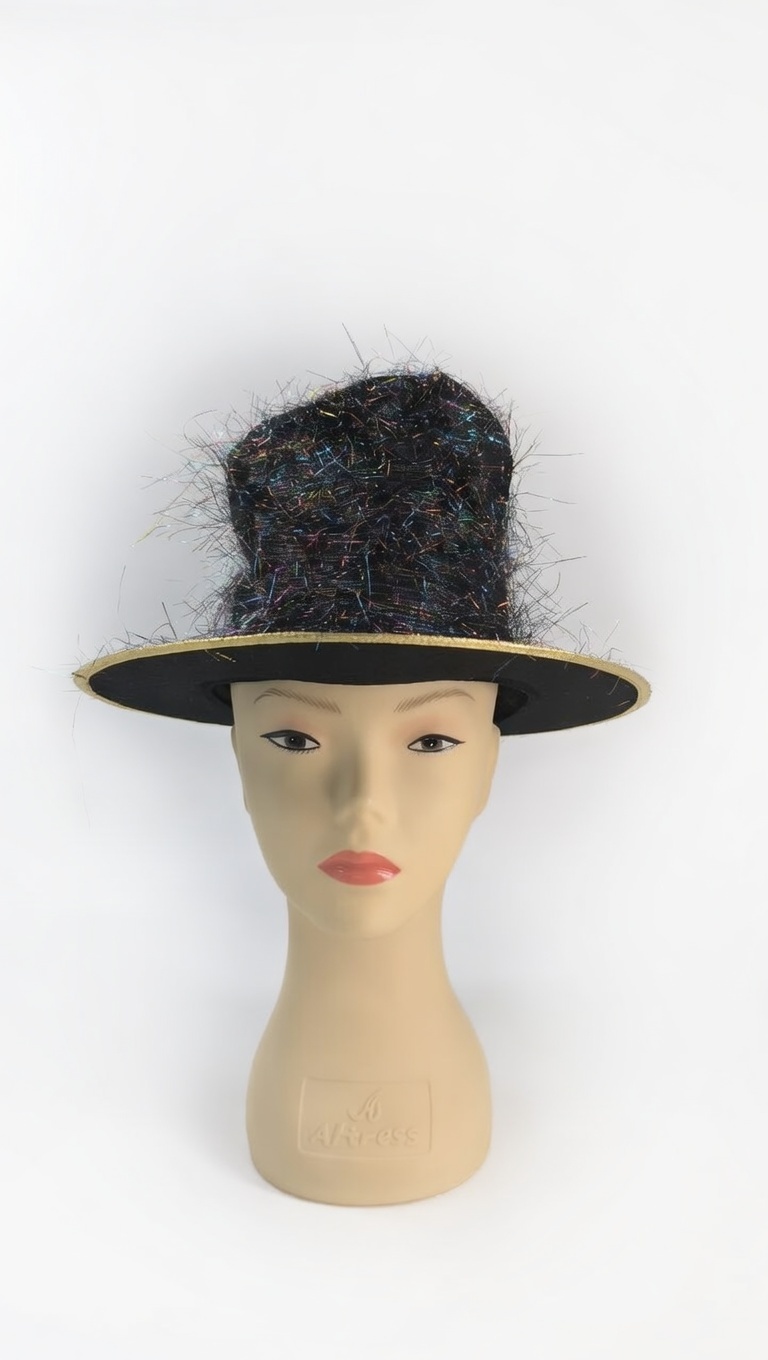 GORRO TELA CON FLEQUILLOS