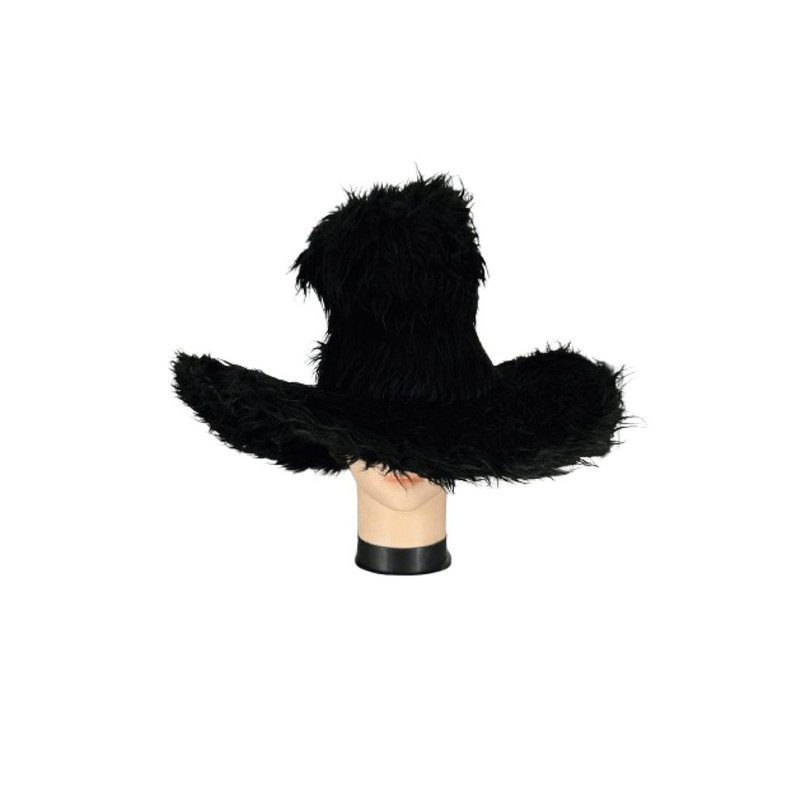 SOMBRERO PELUCHE NEGRO