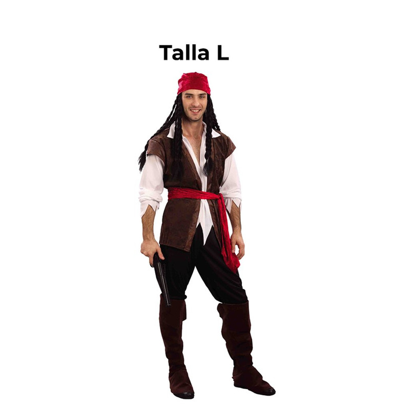DISFRAZ PIRATA ADULTO T L
