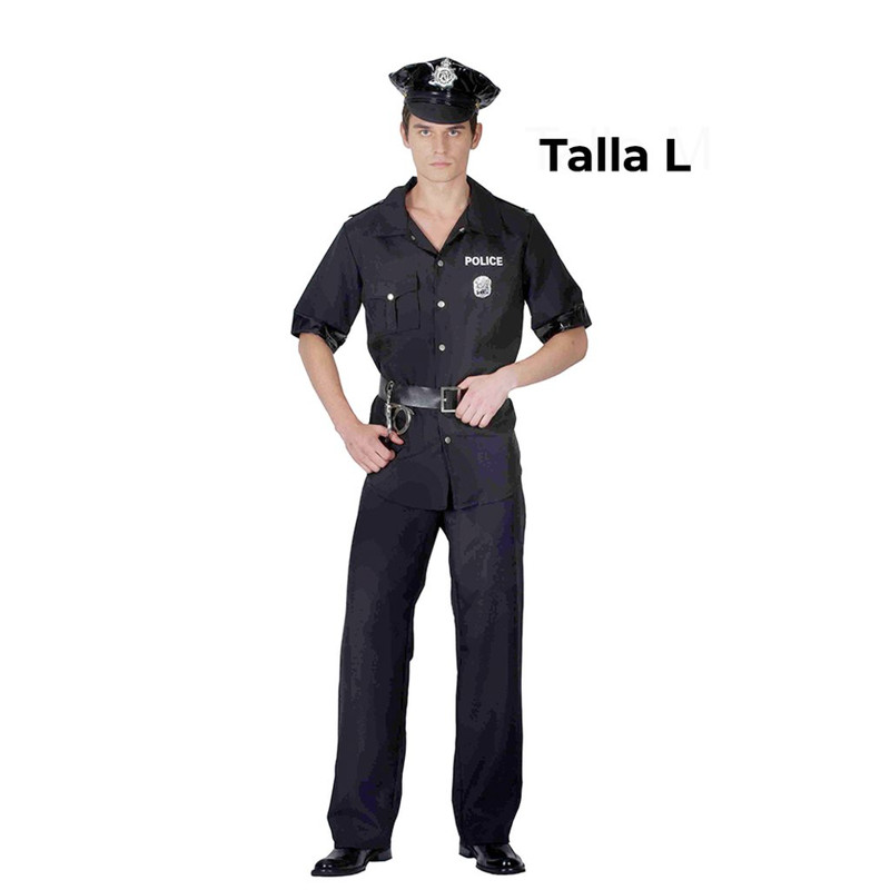 DISFRAZ POLICIA ADULTO T L