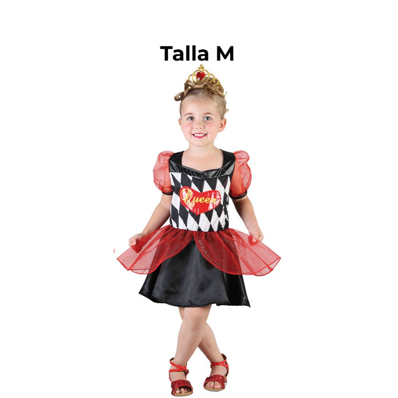 DISFRAZ REINA DE CORAZONES BEBE T M