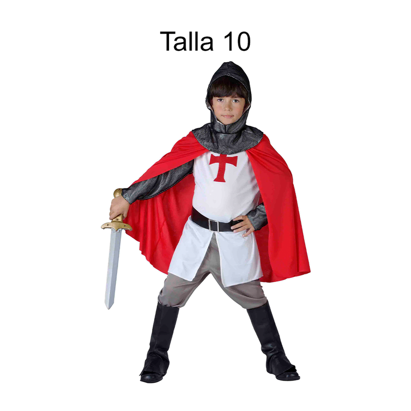 DISFRAZ GUERRERO MEDIEVAL NINO T 10