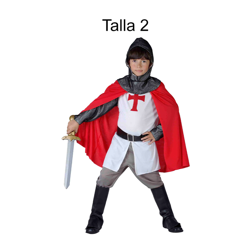 DISFRAZ GUERRERO MEDIEVAL NINO T 2