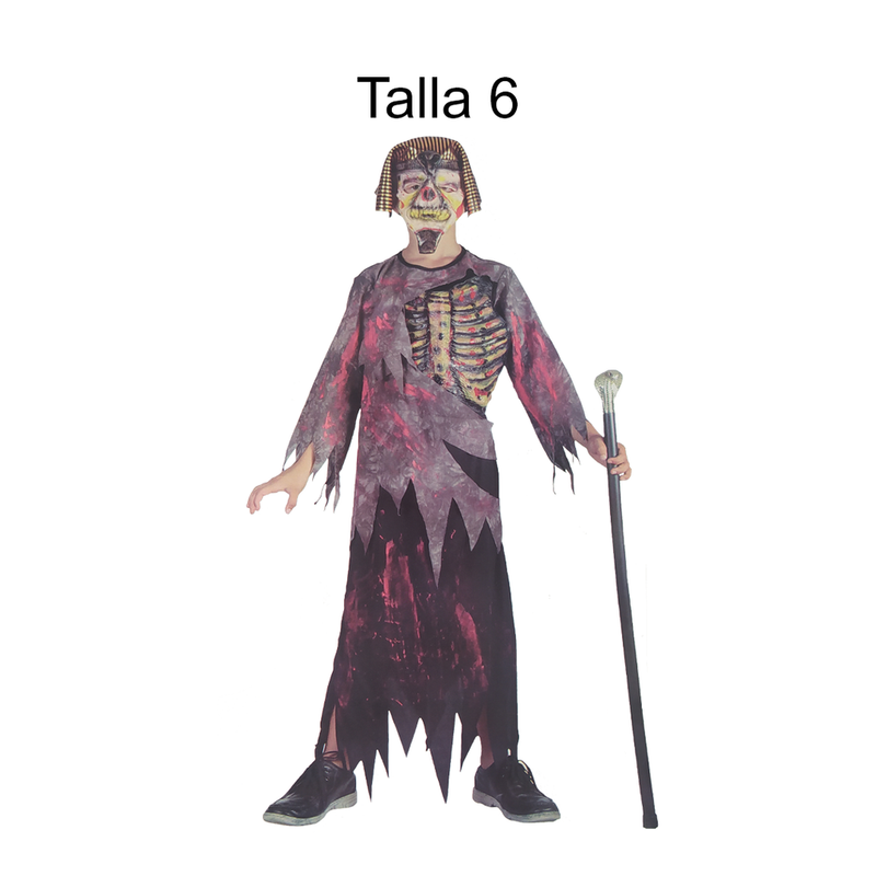 DISFRAZ FARAON REENCARNADO T 6