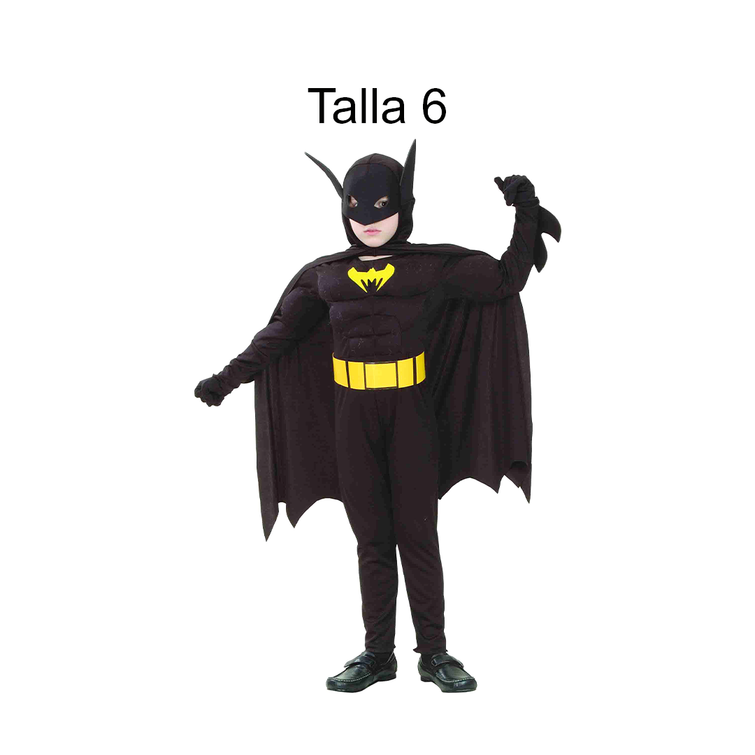 DISFRAZ BATMAN NINO T 6