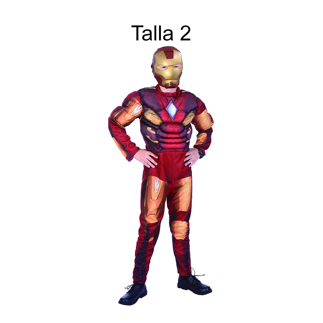 DISFRAZ IRO MAN NINO T 2