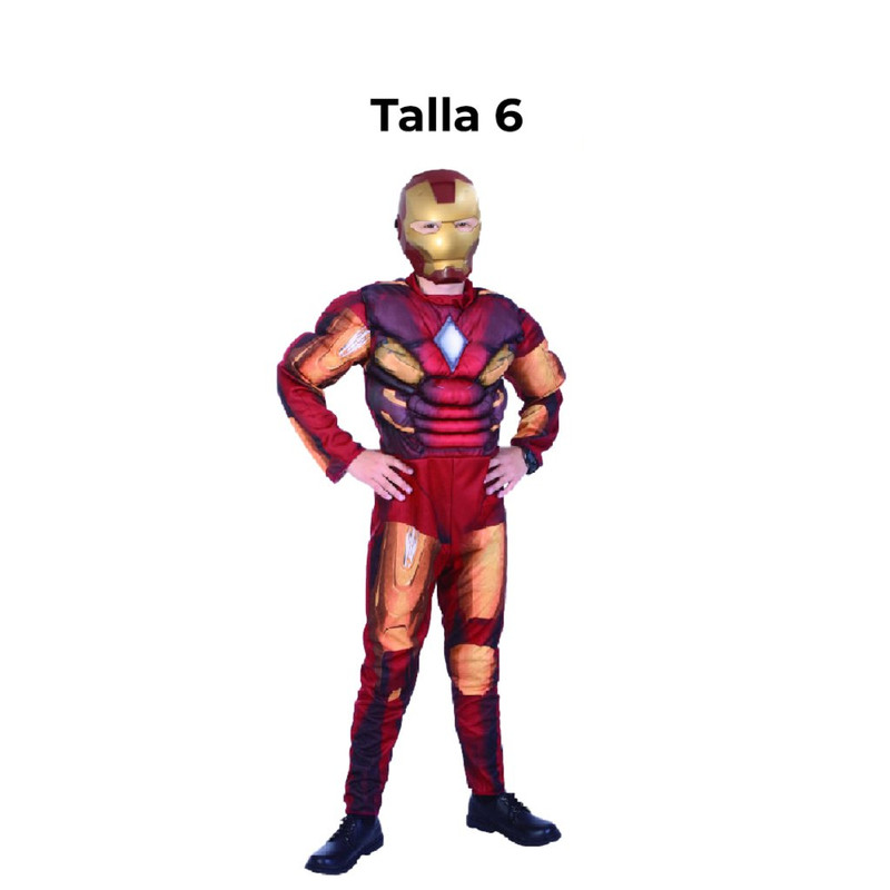 DISFRAZ IRO MAN NINO T 6