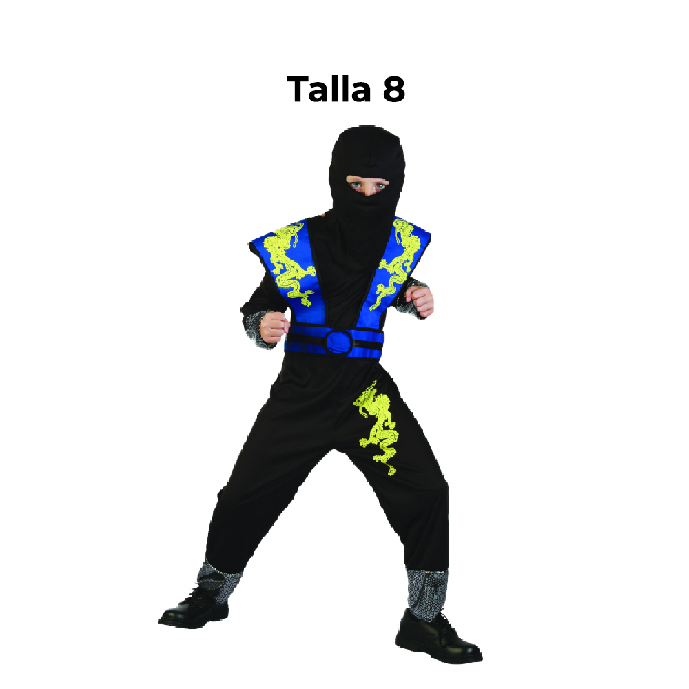 DISFRAZ NINJA NINO T 8 FCAK0020.8