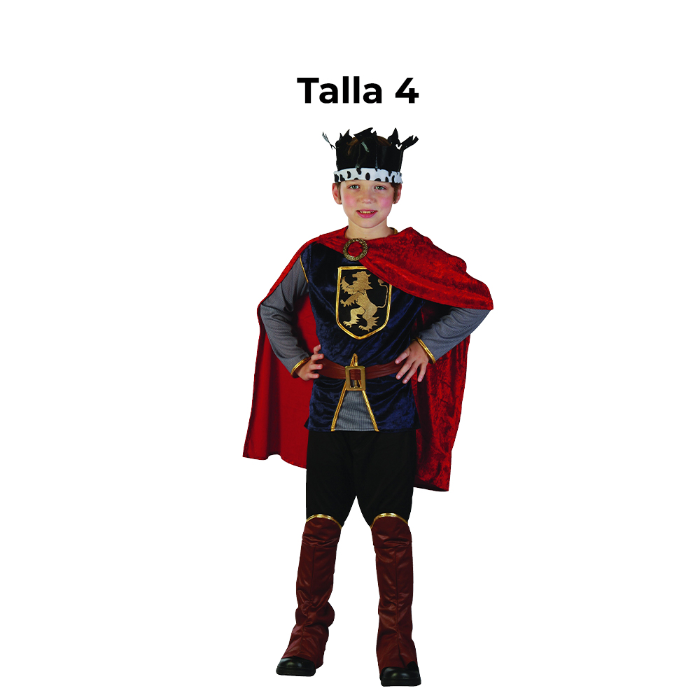 DISFRAZ REY NINO T 6