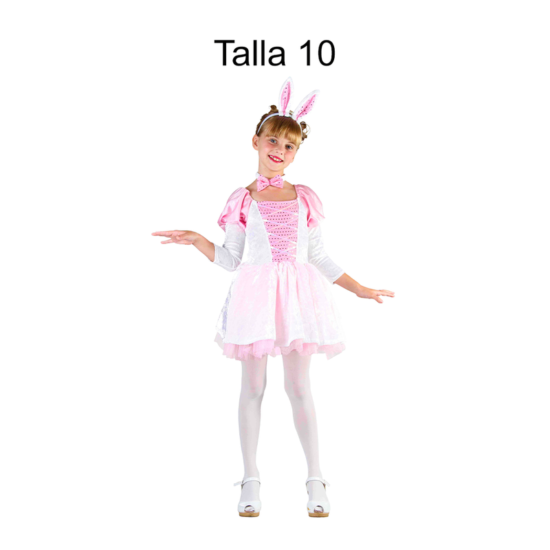 DISFRAZ CONEJITA NINA T 10