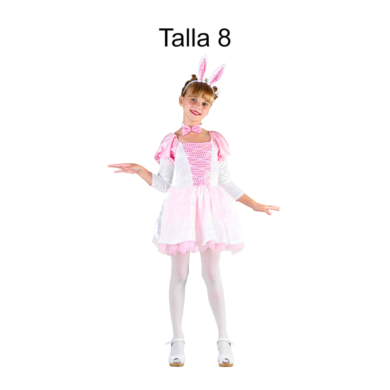 DISFRAZ CONEJITA NINA T 8