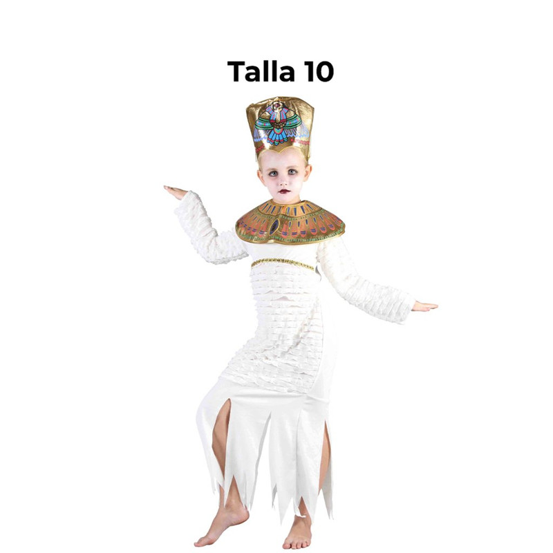DISFRAZ REINA MOMIA NINA T 10