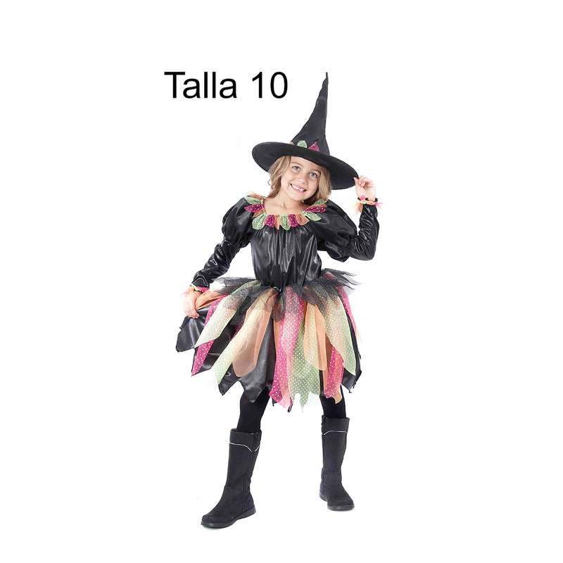 DISFRAZ BRUJITA NINA T 10
