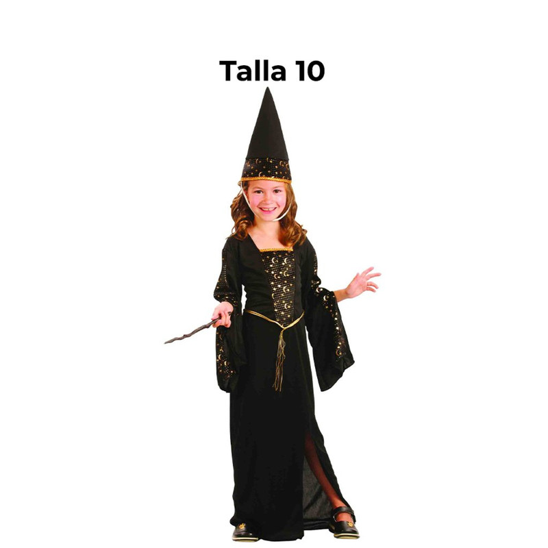 DISFRAZ HECHICERA NINA T 10