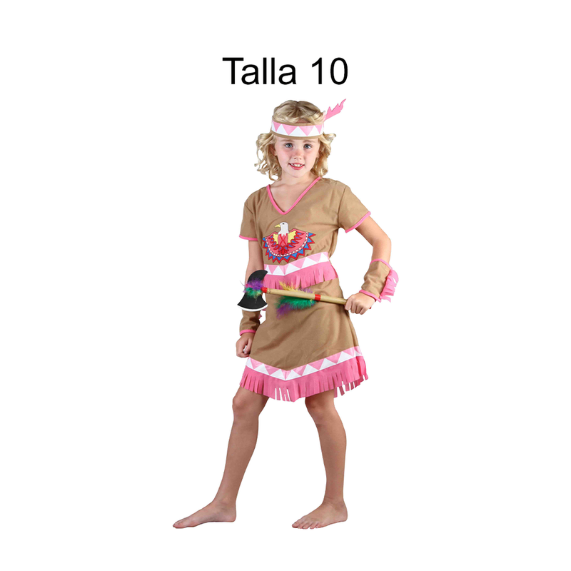 DISFRAZ INDIA NINA T 10