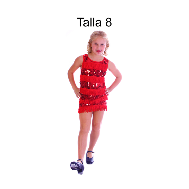 DISFRAZ NINA FLAPPER T 8