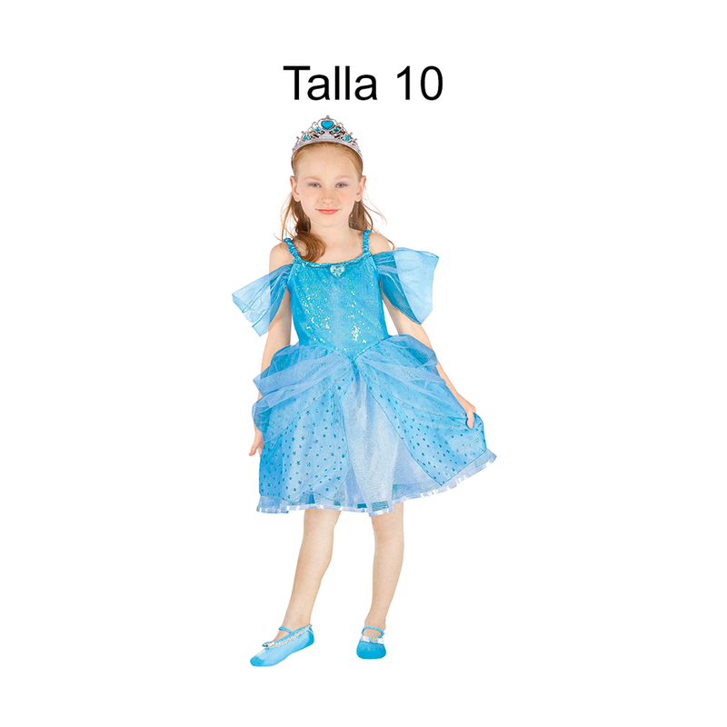 DISFRAZ CENICIENTA NINA T 10