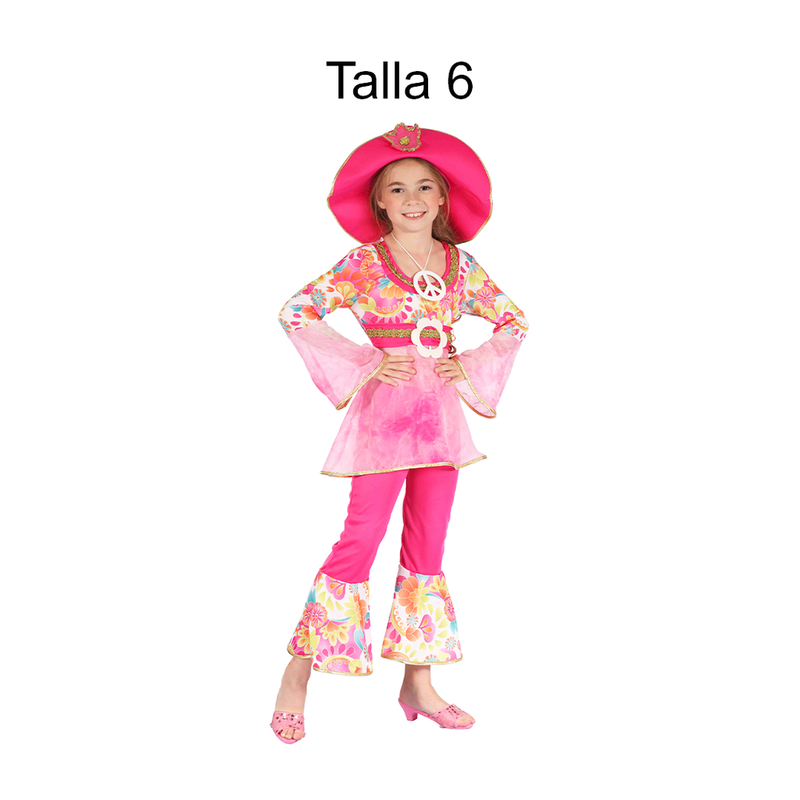 DISFRAZ HIPPY NINA T 6