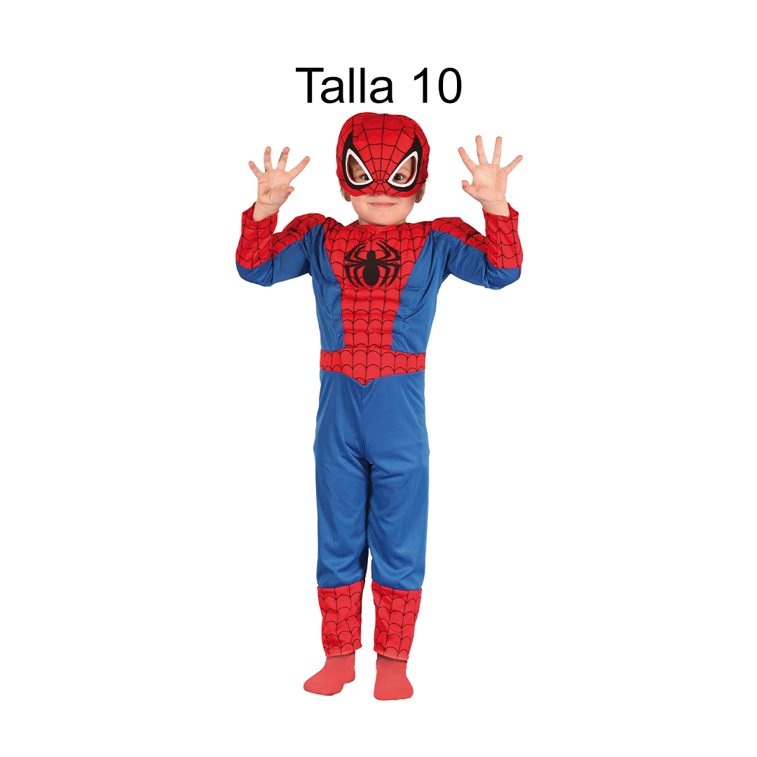 DISFRAZ SPIDERMAN NINO T 10