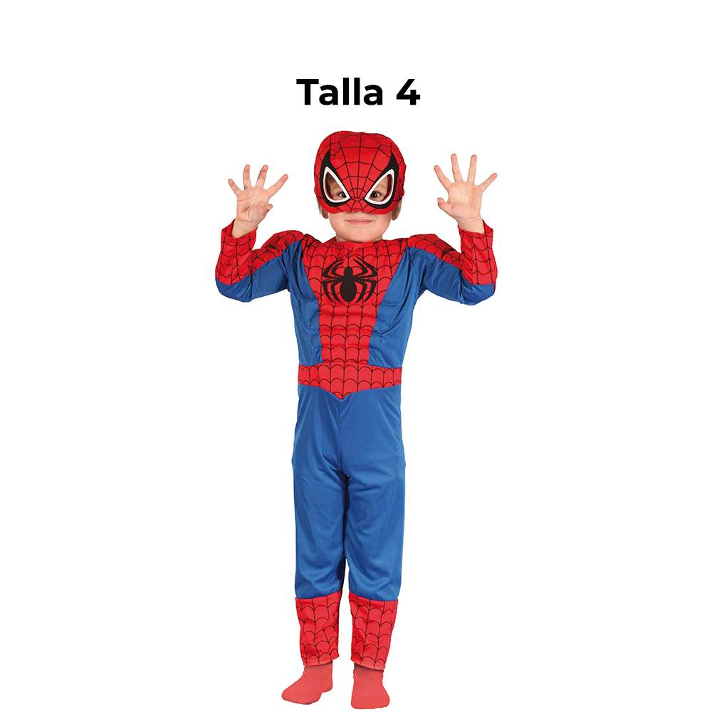 DISFRAZ SPIDERMAN T 4