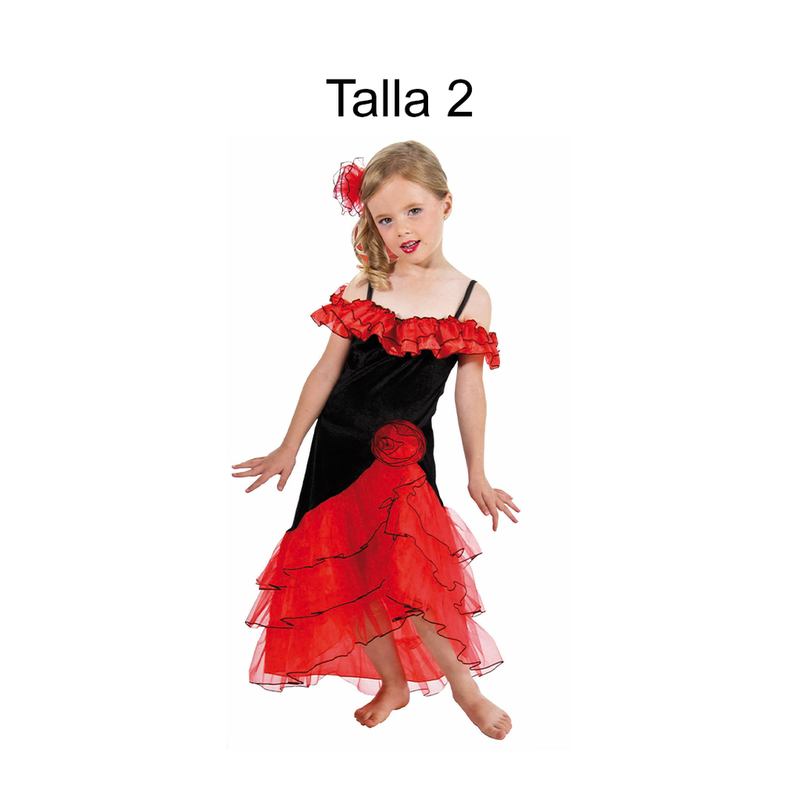 DISFRAZ FLAMENCO NINA T 2