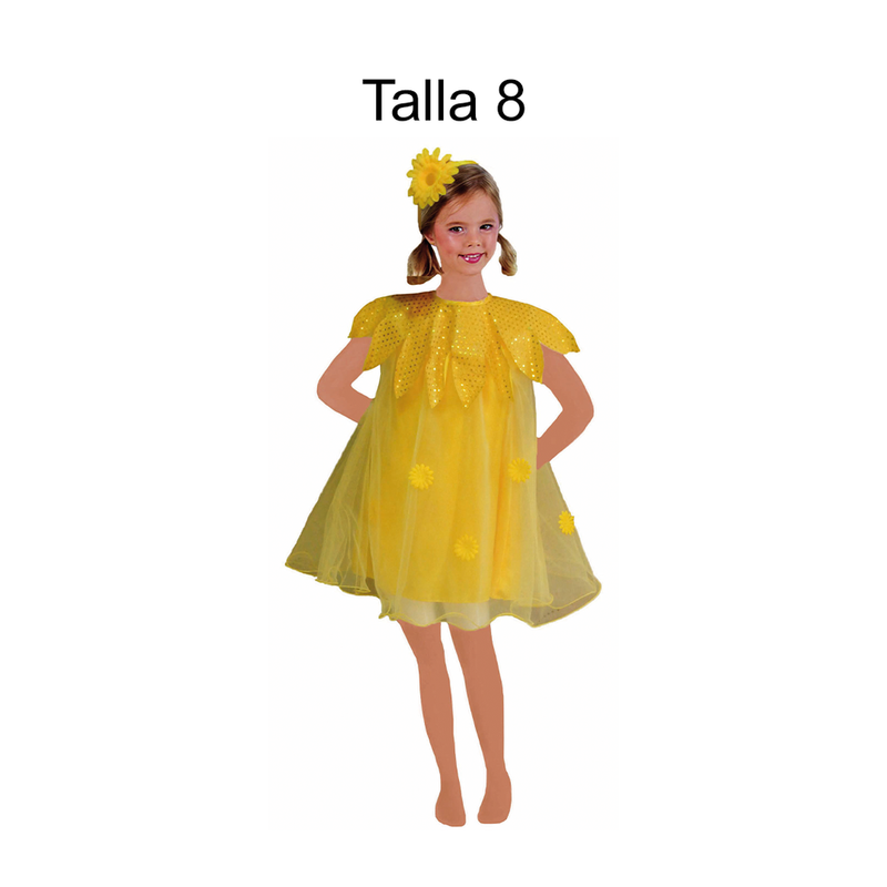 DISFRAZ FLOR NINA T 8