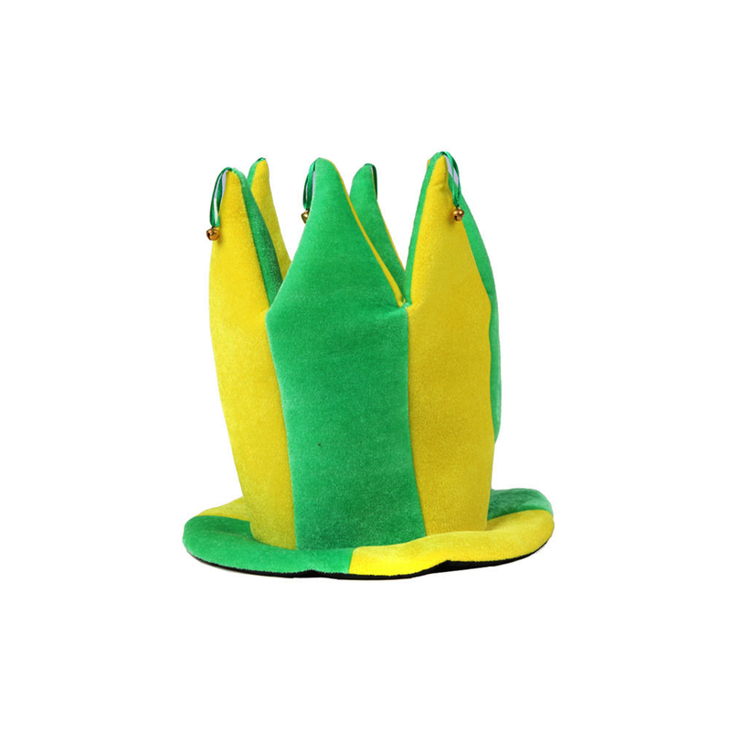 GORRO ARLEQUIN VERDE/AMARILLO