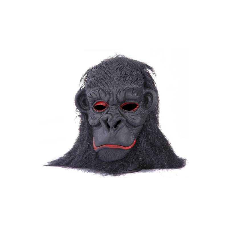 MASCARA LATEX GORILA OJOS ROJOS