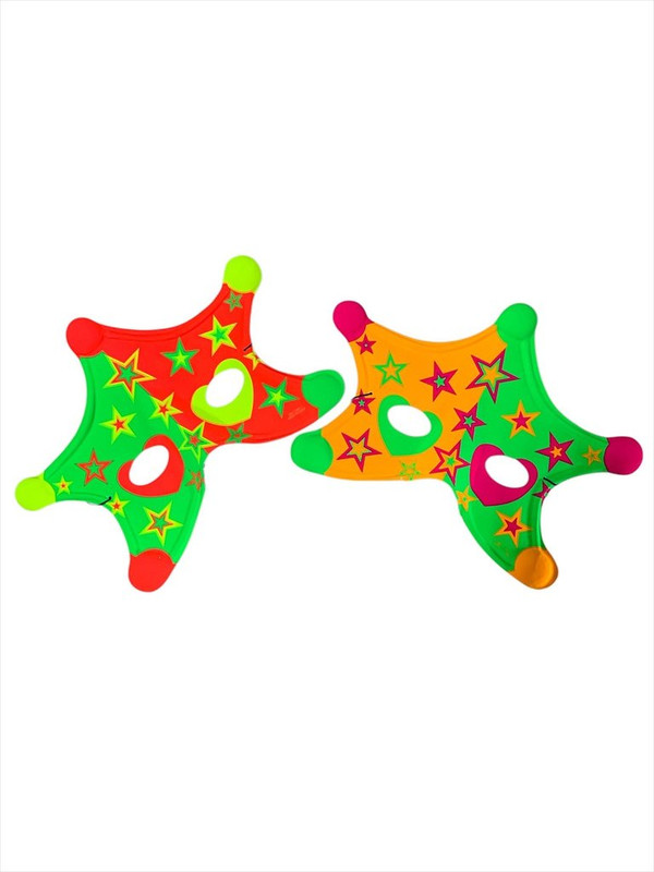 ANTIFAZ PLASTICO ESTRELLA COLORES