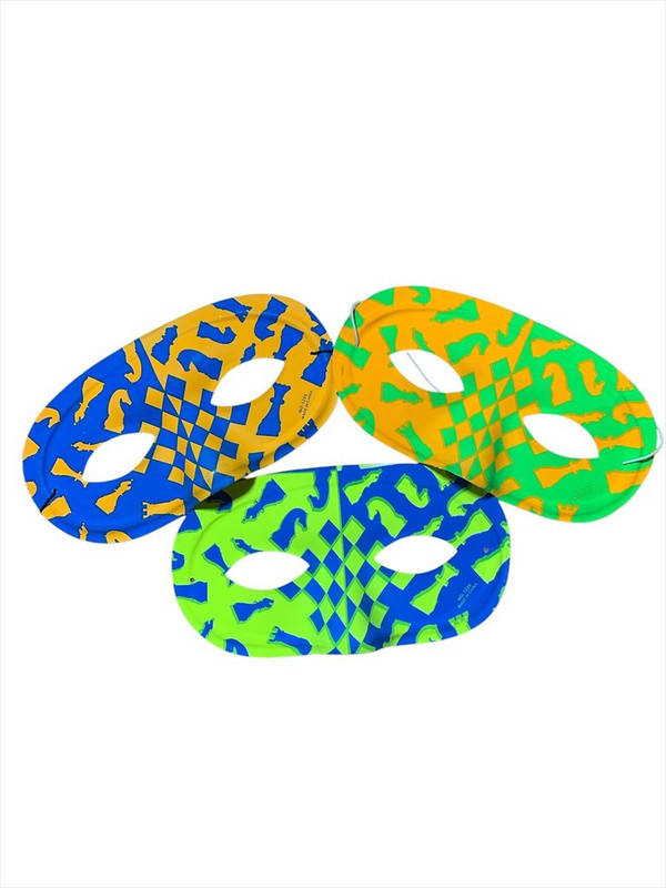 ANTIFAZ PLASTICO FIGURAS DE AJEDRES 12UND