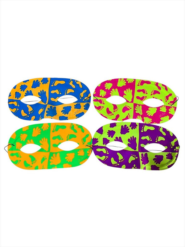 ANTIFAZ PLASTICO FIGURAS MANOS Y PIES 12UND