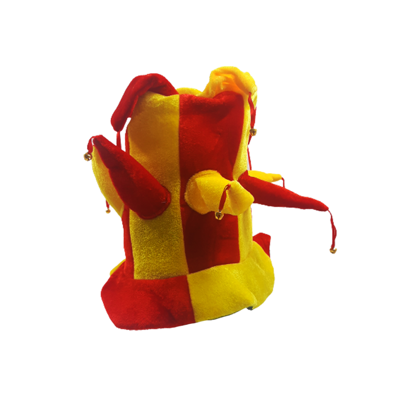 GORRO ARLEQUIN  ROJO/AMARILLO