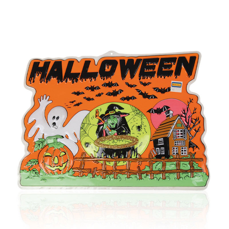 CUADRO PLASTICO HALLOWEEN MULTICOLOR