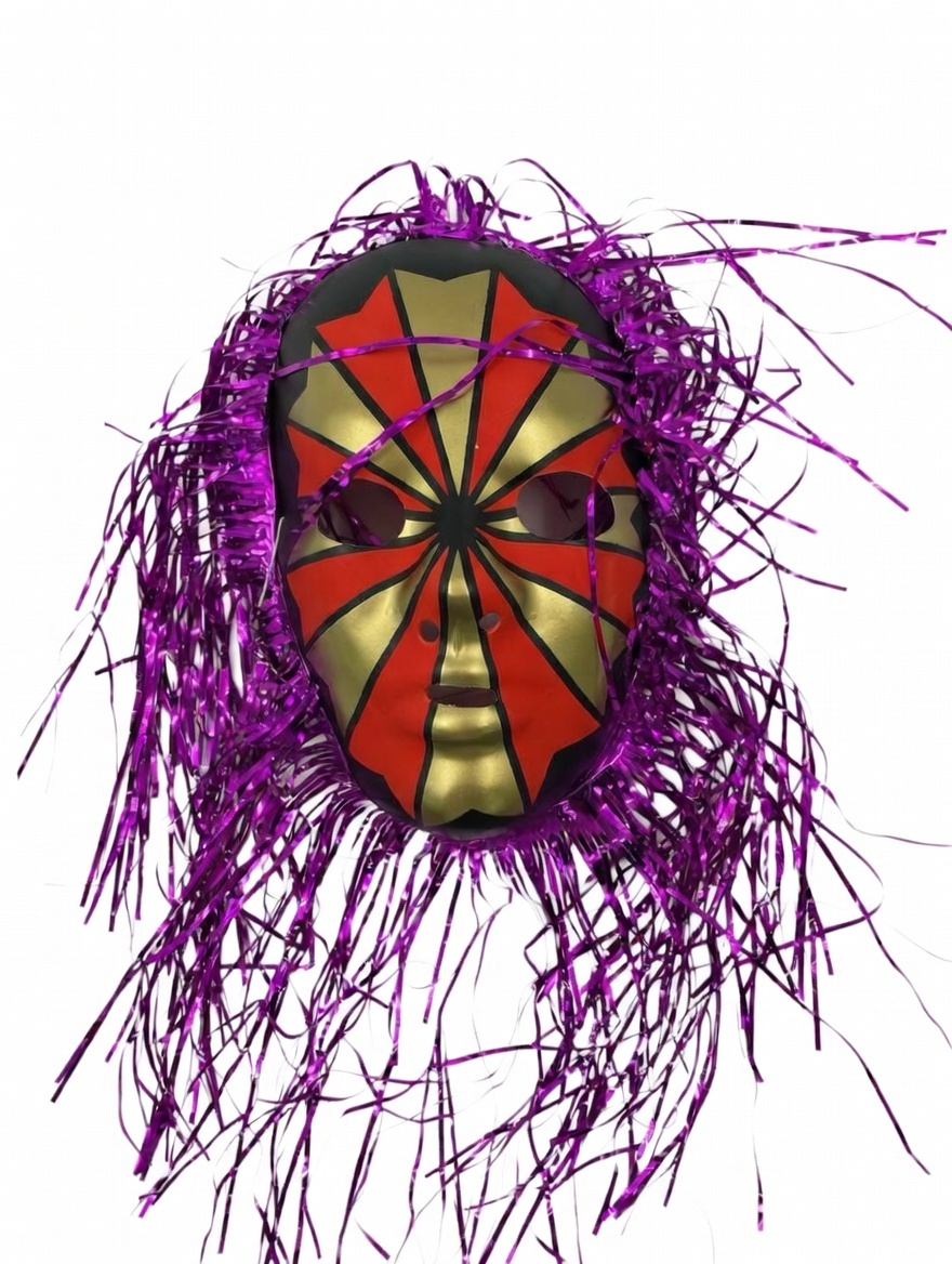 MASCARA PLASTICA CON FLECOS
