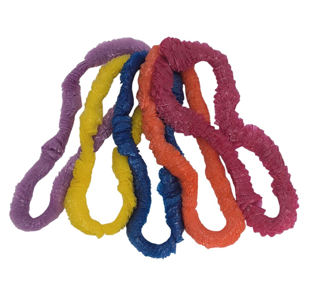 COLLAR HAWAIANO PLASTICO GRUESO