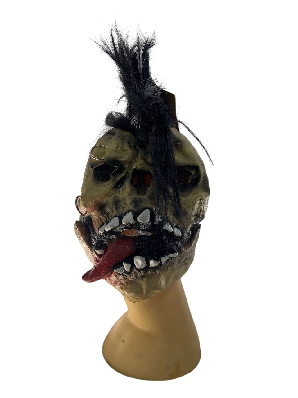 MASCARA LATEX PUNK NEGRA