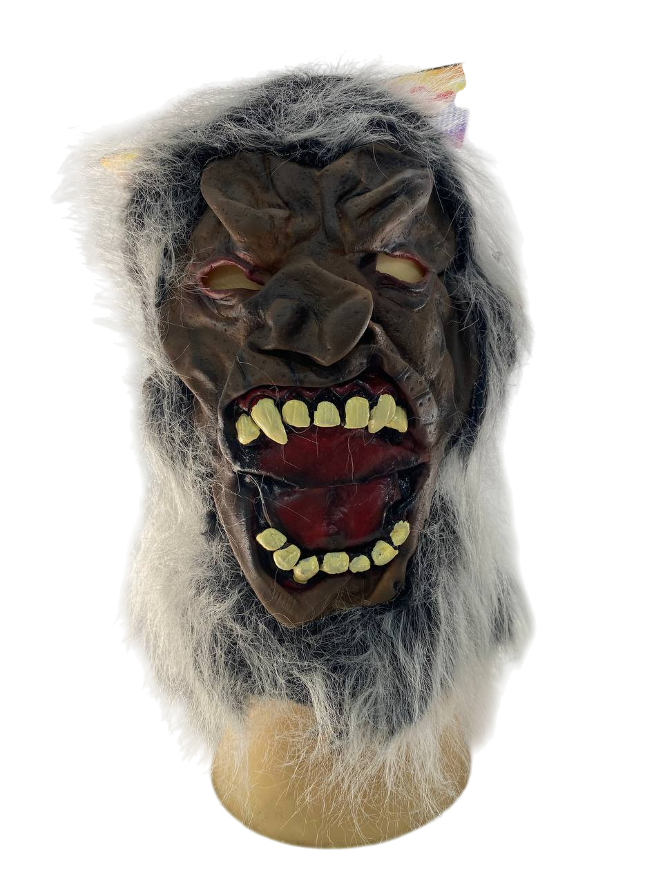 MASCARA LATEX GORILA SINIESTRO NEGRO