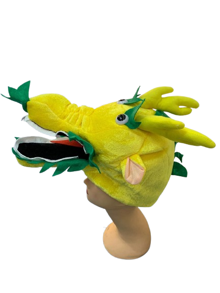 GORRO DRAGON AMARILLO