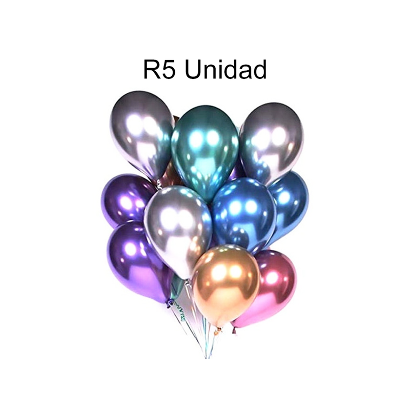 GLOBO R5 CROMADOS PAQ 50 UND