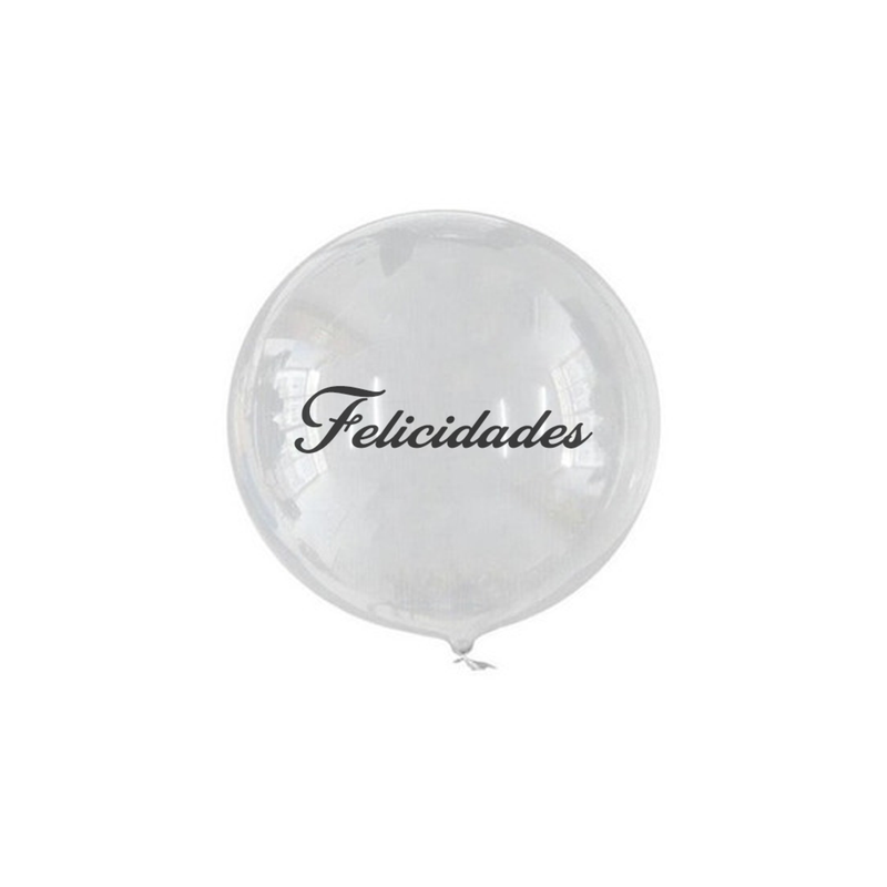 GLOBO BURBUJA ESTAMPADO 18"