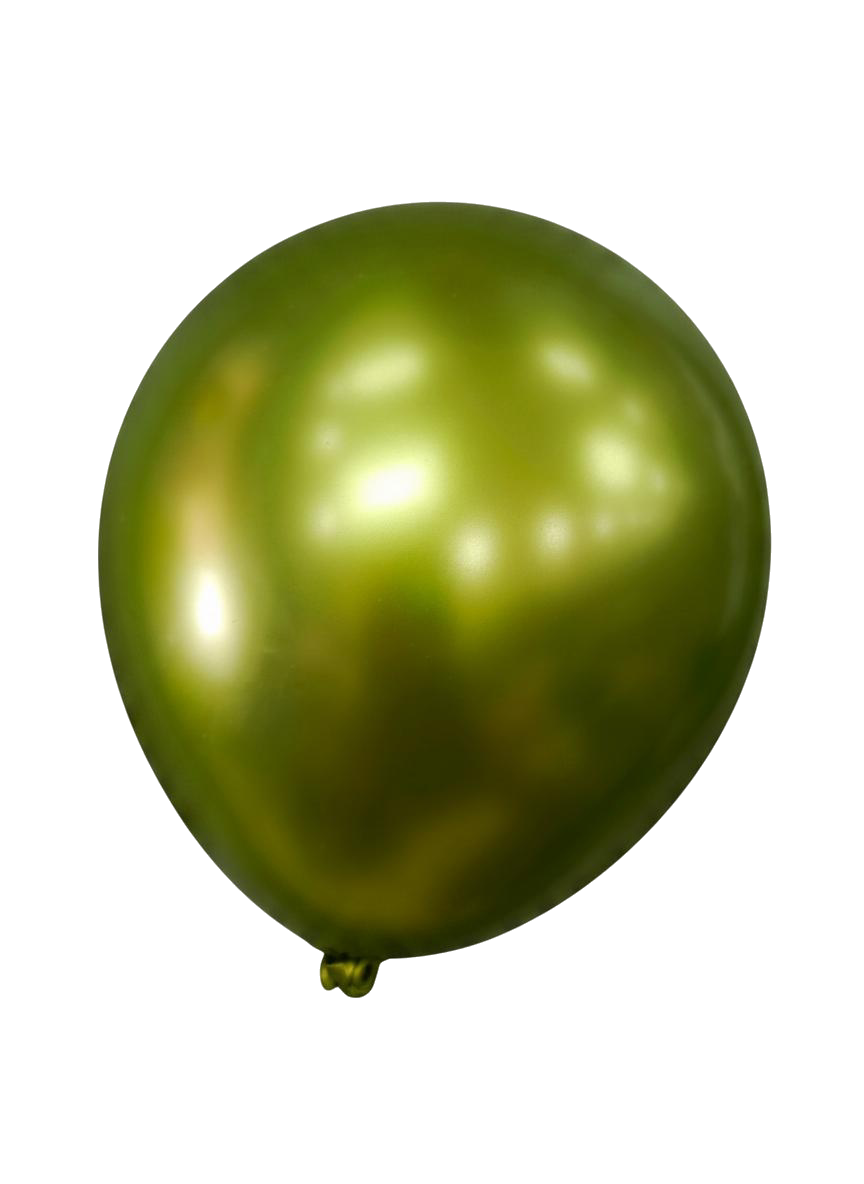 GLOBO R12 CROMADO UNIDAD 12UND (VERDE MANZANA)