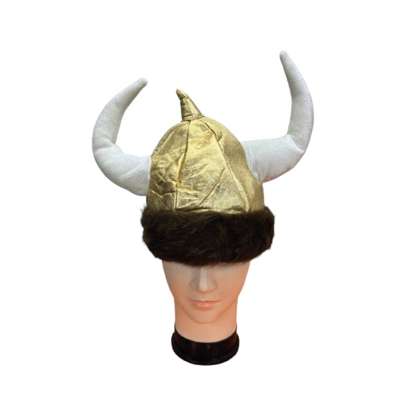 GORRO VIKINGO DORADO