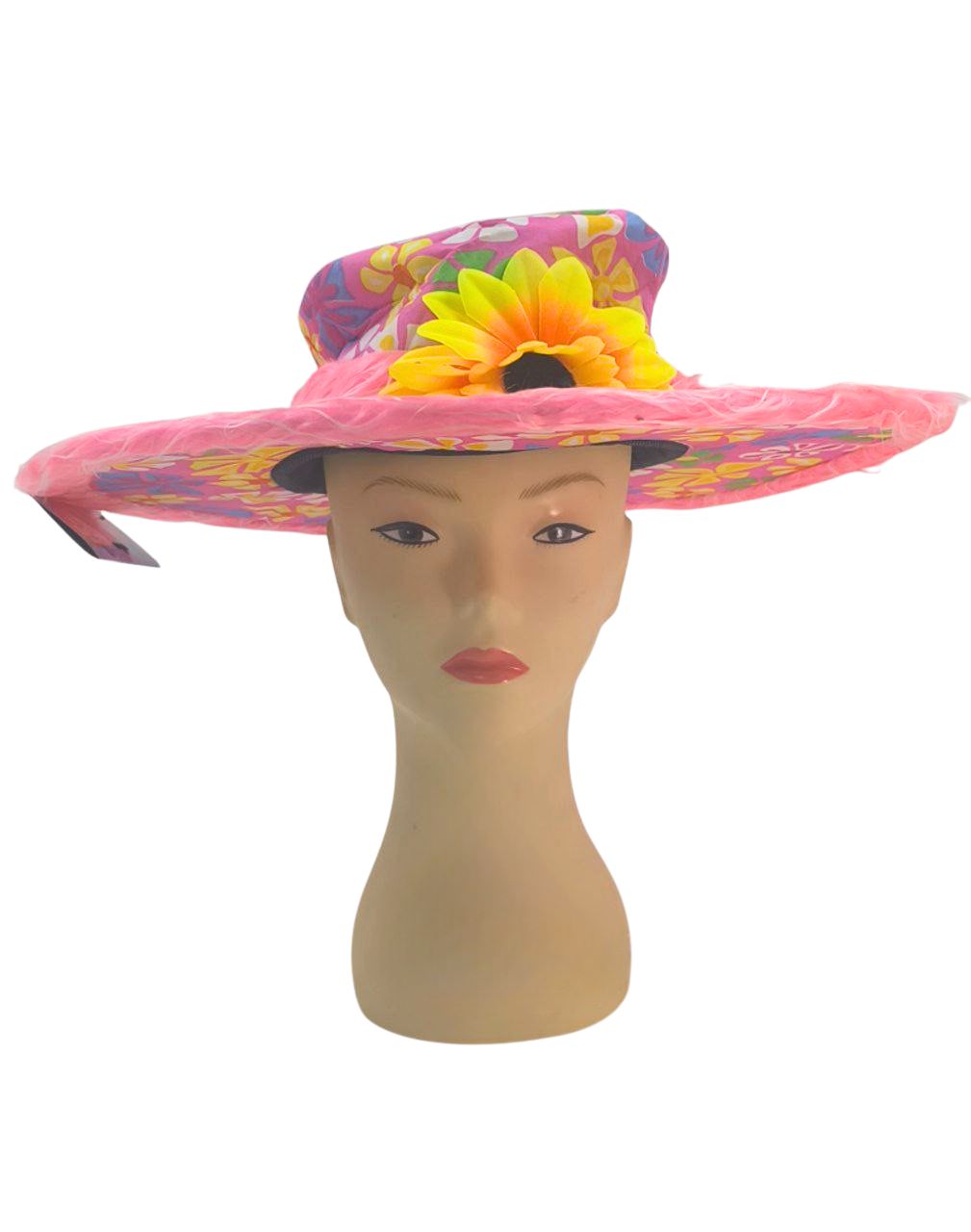 SOMBRERO ESTAMPADO FLORES
