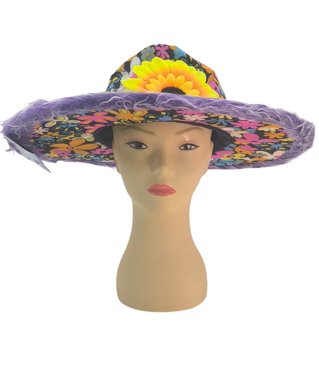 SOMBRERO ESTAMPADO FLORES