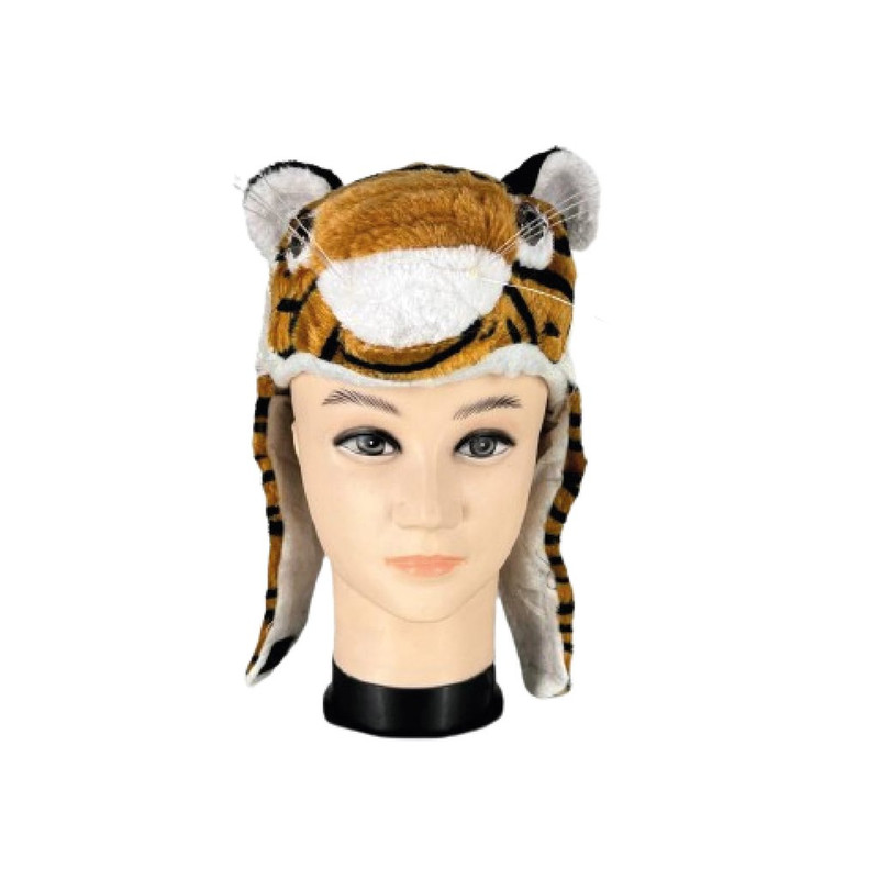 GORRO TIGRE MARRON